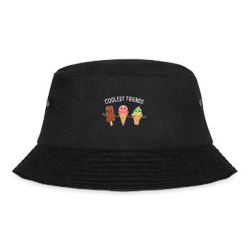 Crème glacée cool meilleurs amis pour les fans de crème glacée Été - Bob - noir - Devant - Lela (165cm)