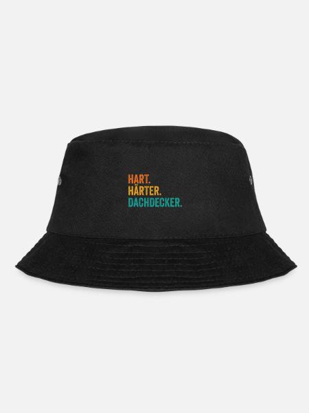 Dachdecker - Bucket Hat - Schwarz
