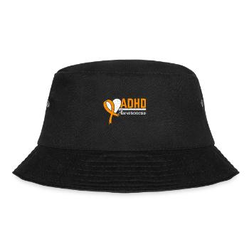 ADHD Awareness Nuerodiversity Thinking Differently - Bucket Hat - black - Front - Lela (165cm)