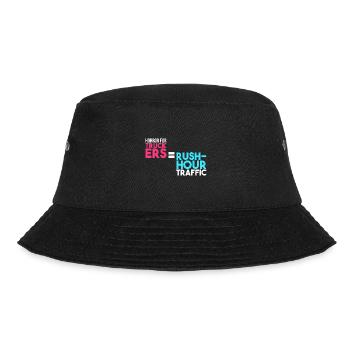Horror for truckers = rush hour - Bucket Hat - black - Front - Lela (165cm)