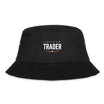 Trader Beruf - Bucket Hat - Schwarz - Vorne - Lela (165cm)