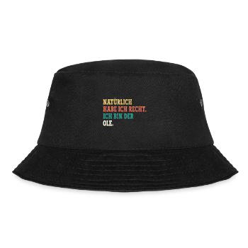 Ole Lustiger Spruch Vorname Name Ole - Bucket Hat - Schwarz - Vorne - Lela (165cm)