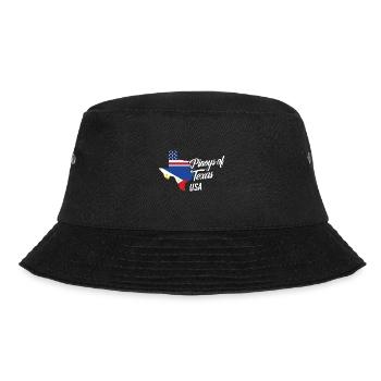 Filipinos of Texas Design for Proud Fil-Ams - Bucket Hat - black - Front - Lela (165cm)