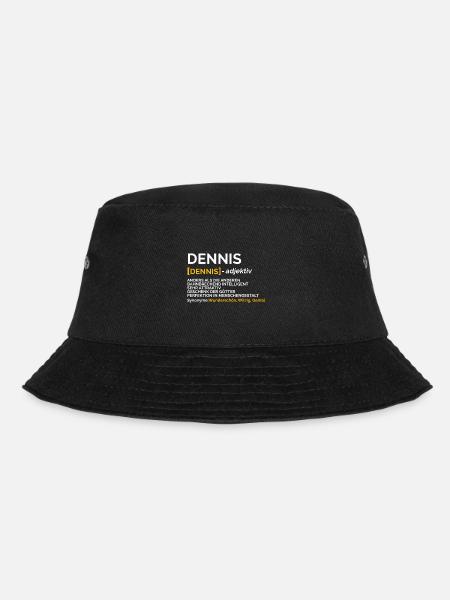 Dennis - Bucket Hat - Schwarz