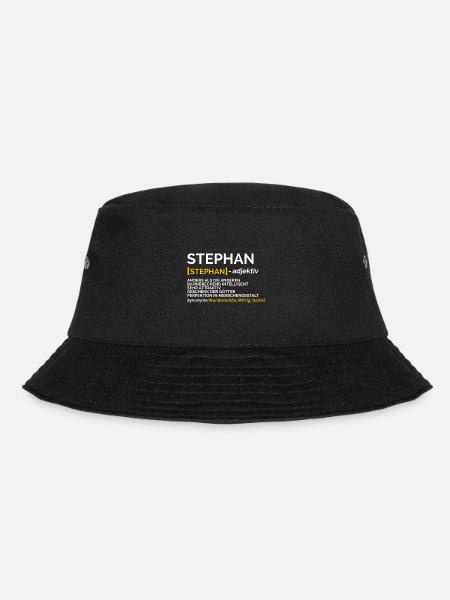 Stephan - Bucket Hat - Schwarz