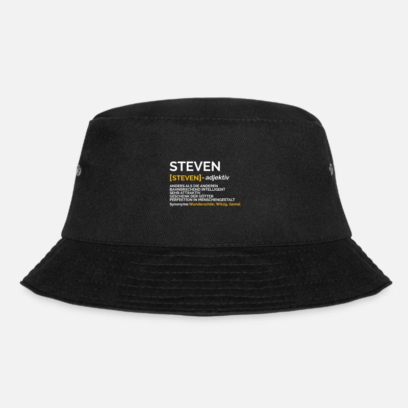 Steven - Bucket Hat - Schwarz