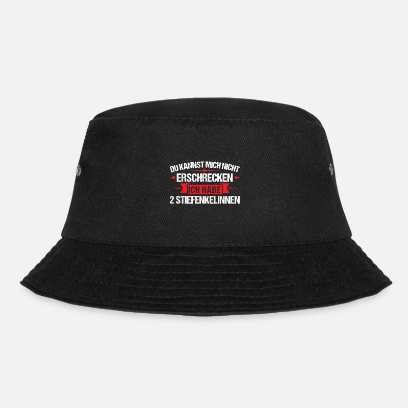 Stiefopa 2 Stiefenkelinnen 2 Stiefenkeltöchter Ges - Bucket Hat - Schwarz