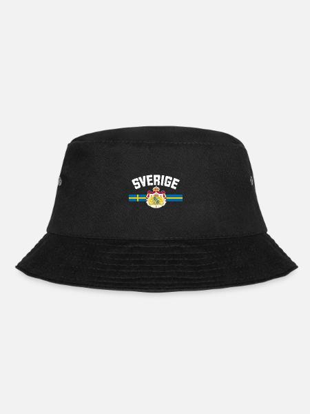 Schweden Sverige Herkunft Skandinavien Volk - Bucket Hat - Schwarz