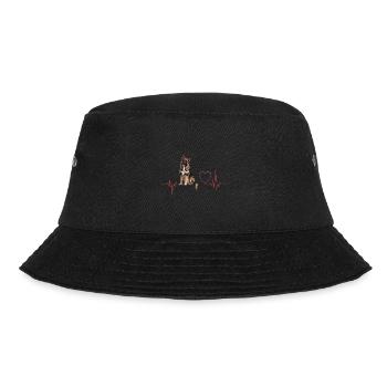 Heartbeat Gift for Dogs - Bucket Hat - black - Front - Lela (165cm)