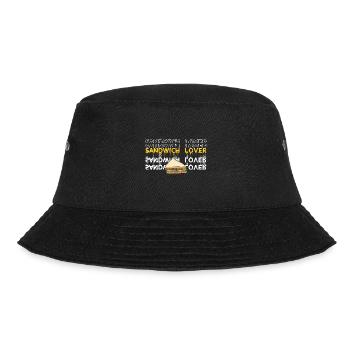 Sandwich Cheese Love Food Fast Food - Bucket Hat - black - Front - Lela (165cm)