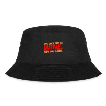 I Like The Wine, Not The Label 21 - Bucket Hat - black - Front - Lela (165cm)