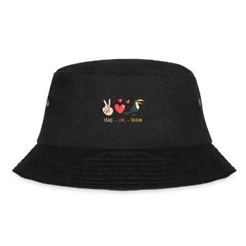 Toucan Bird Rainforest - Bucket Hat - black - Front - Lela (165cm)