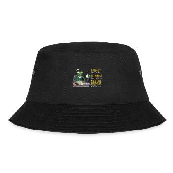 Nuklearingenieur für Kernkraftwerk und Kernenergie - Bucket Hat - Schwarz - Vorne - Lela (165cm)