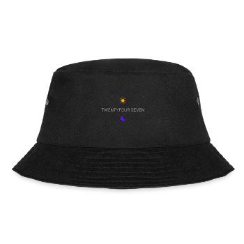 Harte Arbeit Twentyfourseven Design für stolze - Bucket Hat - Schwarz - Vorne - Lela (165cm)