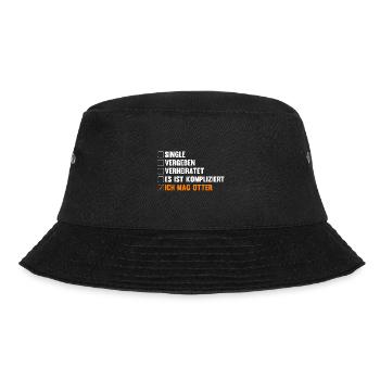 Seeotter Fischotter Otter - Bucket Hat - Schwarz - Vorne - Lela (165cm)