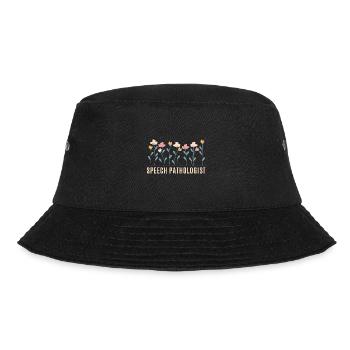 Speech Pathologist - Bucket Hat - black - Front - Lela (165cm)