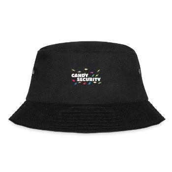 Candy Security Mom Dad Matching Birthday Costume - Bucket Hat - Schwarz - Vorne - Lela (165cm)