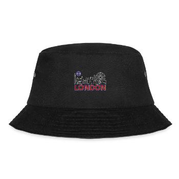 London Skyline Funny London Gifts - Bucket Hat - black - Front - Lela (165cm)