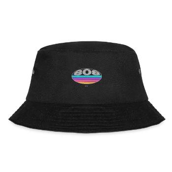 808 Analog SYNTHESIZER Drum Machine - Bucket Hat - black - Front - Lela (165cm)