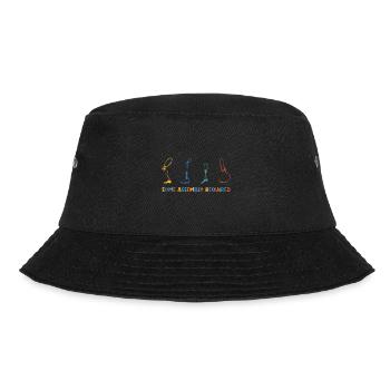 Prosthesis Amputated Disability Gift - Bucket Hat - black - Front - Lela (165cm)