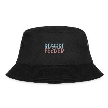 report the FEEDER! - Bucket Hat - black - Front - Lela (165cm)