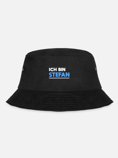 Stefan Name Spruch für stolze Stefans - Bucket Hat - Schwarz