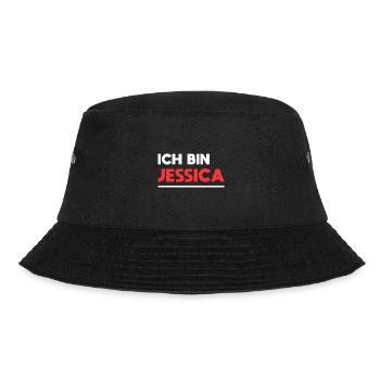 Jessica Name Spruch für stolze Jessicas - Bucket Hat - Schwarz - Vorne - Lela (165cm)