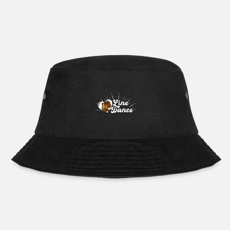 Tanzen Tänzer Western Linedance Spruch - Bucket Hat - Schwarz