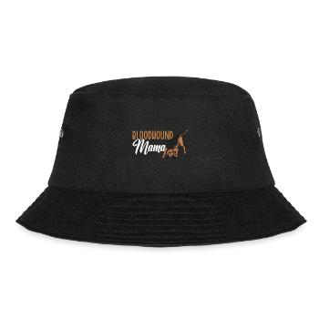 Bloodhound Hund Bluthund - Bucket Hat - Schwarz - Vorne - Lela (165cm)