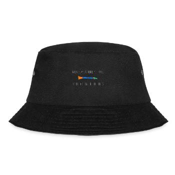 Oboe Orchestra Musician Instrument Gift - Bucket Hat - black - Front - Lela (165cm)