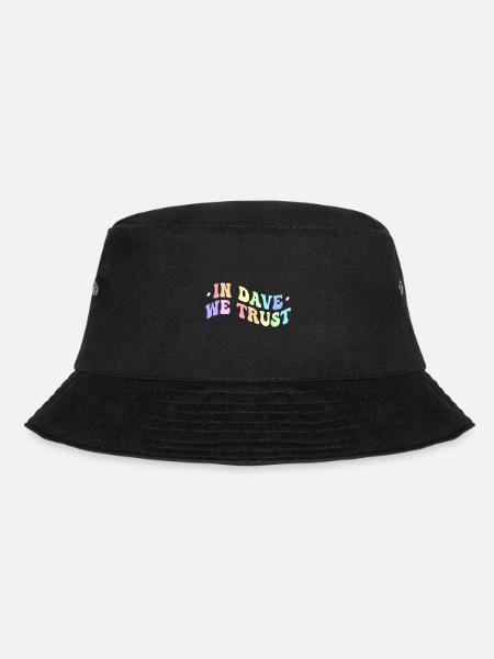 In Dave We Trust - Bucket Hat - black