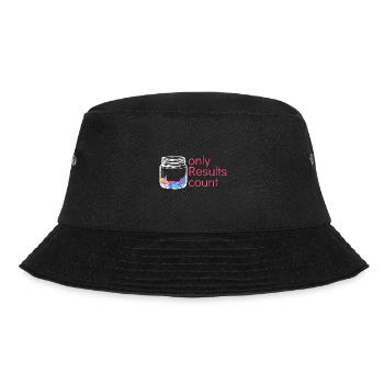 Hard Work Only Results Design for proud, - Bucket Hat - black - Front - Lela (165cm)