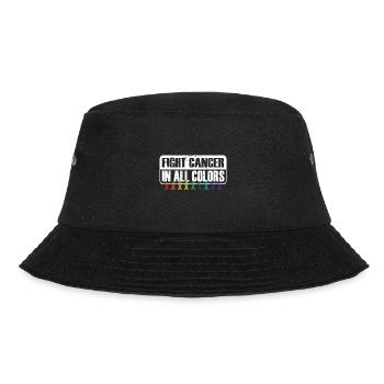 Fight Cancer In All Colors Cancer Survivor - Bucket Hat - Schwarz - Vorne - Lela (165cm)