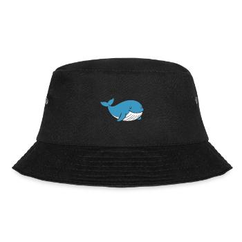 Baby Whale - Bucket Hat - black - Front - Lela (165cm)