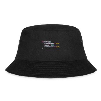 Programmierer Humor Code Witz für IExperten - Bucket Hat - Schwarz - Vorne - Lela (165cm)
