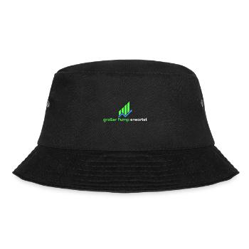 großer Pump erwartet - Bucket Hat - Schwarz - Vorne - Lela (165cm)