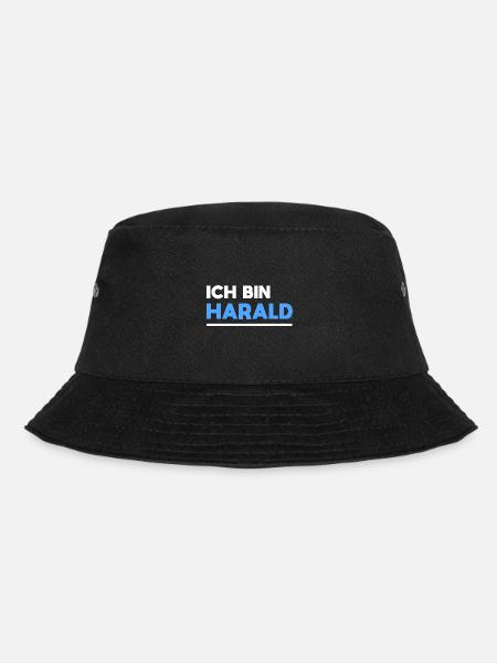 Harald Name Spruch für stolze Haralds - Bucket Hat - Schwarz