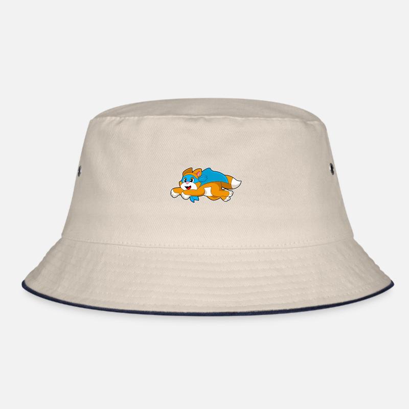 Katze Held Kostüm Bucket Hat