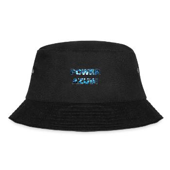 POWER AZUBI - der Auszubildende der Gas gibt Humor - Bucket Hat - Schwarz - Vorne - Lela (165cm)