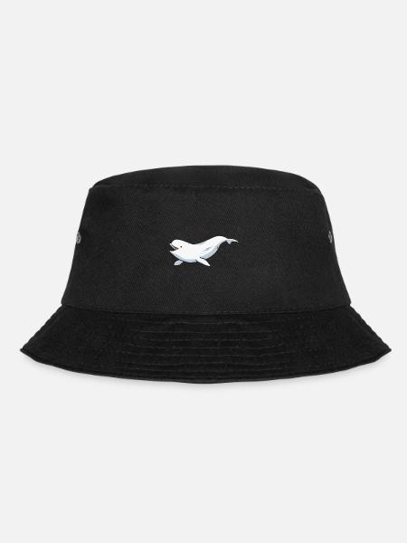 Baleine blanche Béluga - Bob - noir