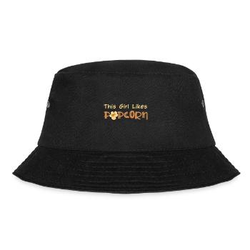 Fille aime les films de pop-corn Manger du maïs - Bob - noir - Devant - Lela (165cm)