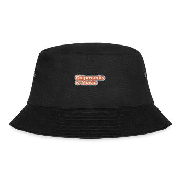 Chipmunks and Music Notes Musician Forest Animal - Bucket Hat - black - Front - Lela (165cm)