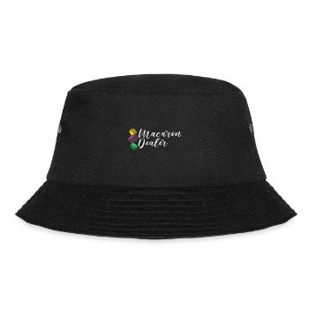 Dessert Italien Makronen Kekse Macaroon - Bucket Hat - Schwarz - Vorne - Lela (165cm)