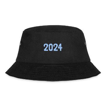 2024. FROHES NEUES JAHR. SILVESTER. NEUJAHR - Bucket Hat - Schwarz - Vorne - Lela (165cm)