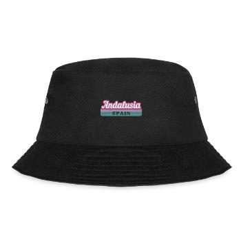 Sevilla Granada Andalusien Spanien Flagge - Bucket Hat - Schwarz - Vorne - Lela (165cm)