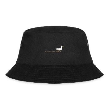 Cute Waddling Duck Footprint Paws Nature - Bucket Hat - black - Front - Lela (165cm)