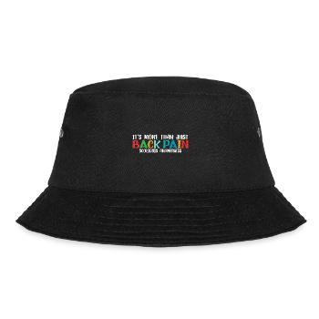 It's more than just back pain, scoliosis 8 - Bucket Hat - black - Front - Lela (165cm)