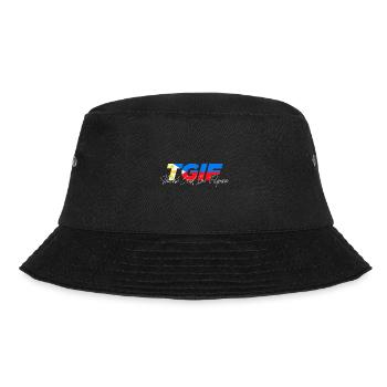 Gott sei Dank philippinisches Design für stolze - Bucket Hat - Schwarz - Vorne - Lela (165cm)
