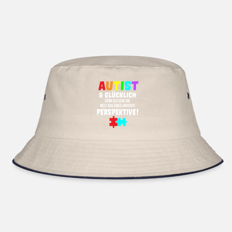 Autist Autismus Spruch süß Asperger Geschenkidee Bucket Hat