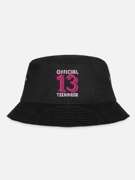 Official Teenager 13 - Bucket Hat - black